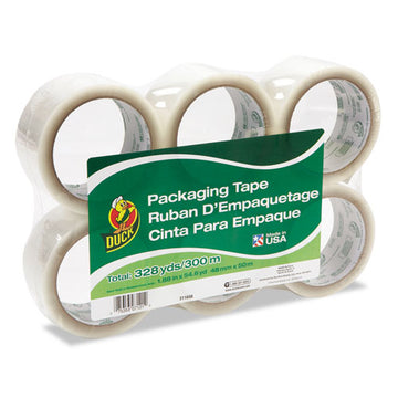 Duck® Commercial Grade Packaging Tape, 3" Core, 1.88" X 109 Yds, Clear, 6-pack freeshipping - TVN Wholesale